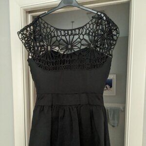 REISS Vintage Black Mini Dress